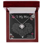 To My Mom - You Are The World - Love Knot Necklace - Celeste Jewel