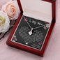 To My Mom - You Are The World - Sparkling Radiance Necklace - Celeste Jewel