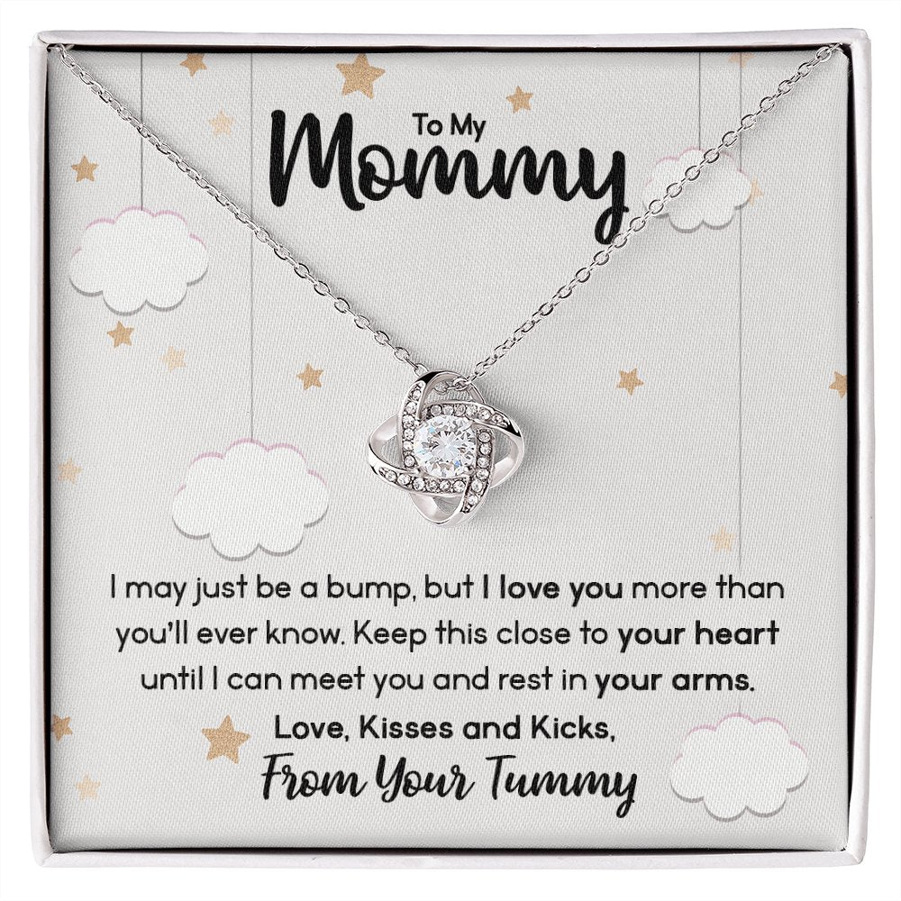 To My Mommy - Until I Can Meet You - Love Knot Necklace - Celeste Jewel