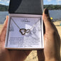 To My Mother - For All The Times - Interlocking Hearts Necklace - Celeste Jewel