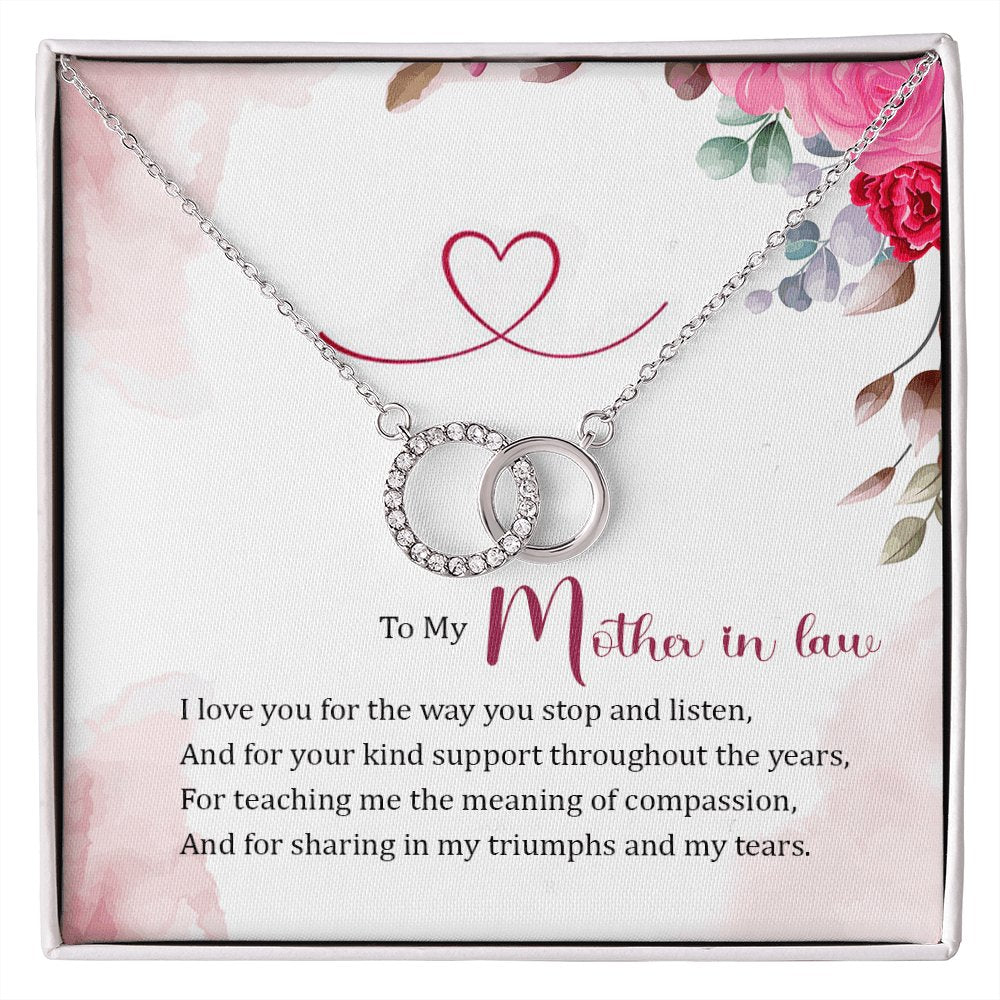 To My Mother In Law - I Love You - Perfect Pair Necklace - Celeste Jewel