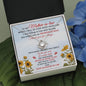 To My Mother-In-Law - In Love With Your Son - Love Knot Necklace - Celeste Jewel