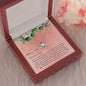 To My Mother In Law On My Wedding Day - Personalized Gift - Love Knot Necklace - Celeste Jewel