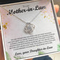 To My Mother-In-Law - Wed Your Son - Love Knot Necklace - Celeste Jewel