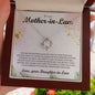 To My Mother-In-Law - Wed Your Son - Love Knot Necklace - Celeste Jewel