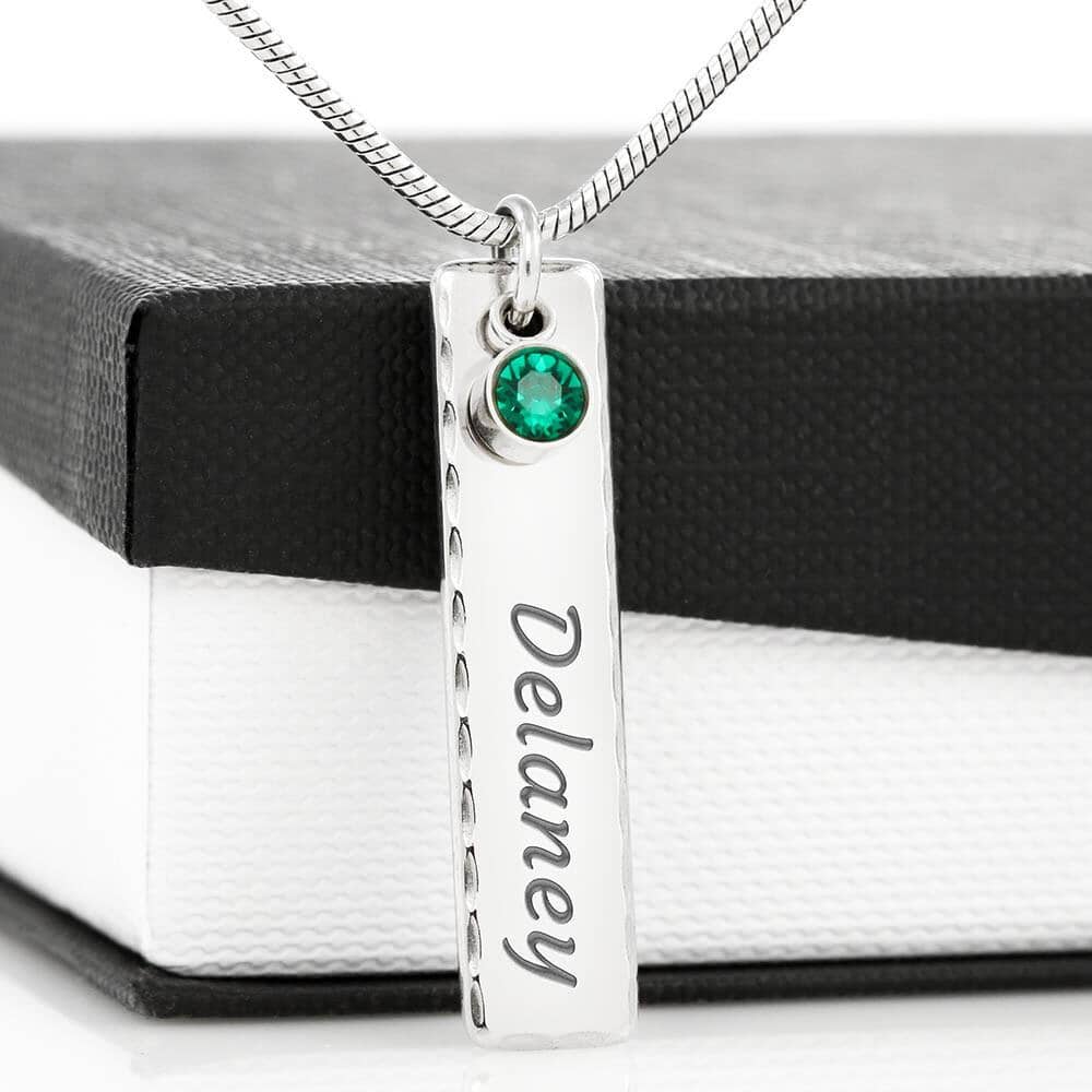 To My Mother - The Older I Grow - Birthstone Necklace - Celeste Jewel