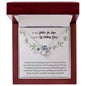 To My Sister In Law On Your Wedding Day Gift - Love Knot Necklace - Celeste Jewel