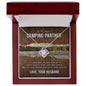 To My Smokin' Camping Partner - When You're There With Me - Love Knot Necklace - Celeste Jewel