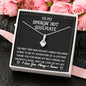 To My Smokin' Hot Soulmate - Sparkling Radiance Necklace - Celeste Jewel