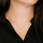 To My Smokin' Hot Soulmate - Sparkling Radiance Necklace - Celeste Jewel