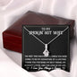 To My Smokin' Hot Wife - Sparkling Radiance Necklace - Celeste Jewel