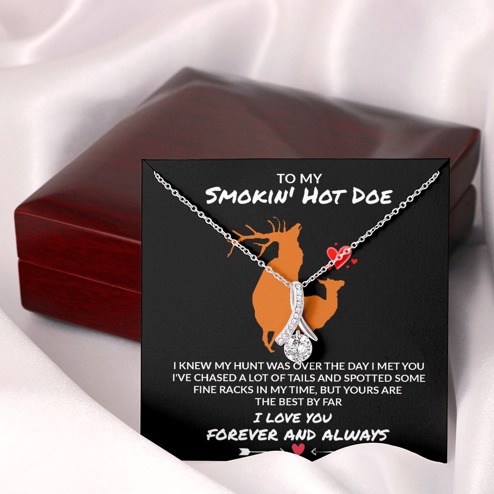 To My Smoking Hot Doe - Yours Are The Best - Sparkling Radiance Necklace - Celeste Jewel