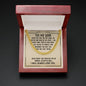 To My Son - Never Forget - Cuban Link Chain Necklace - Celeste Jewel