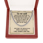 To My Son - Never Forget - Cuban Link Chain Necklace - Celeste Jewel