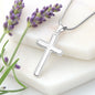 To My Son - St Patrick's Day Gift - Personalized Cross With Engraving - Celeste Jewel