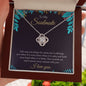 To My Soulmate - Life May Not Always Be Sweet - Love Knot Necklace - Celeste Jewel