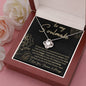 To My Soulmate - One Wish - Love Knot Necklace - Celeste Jewel