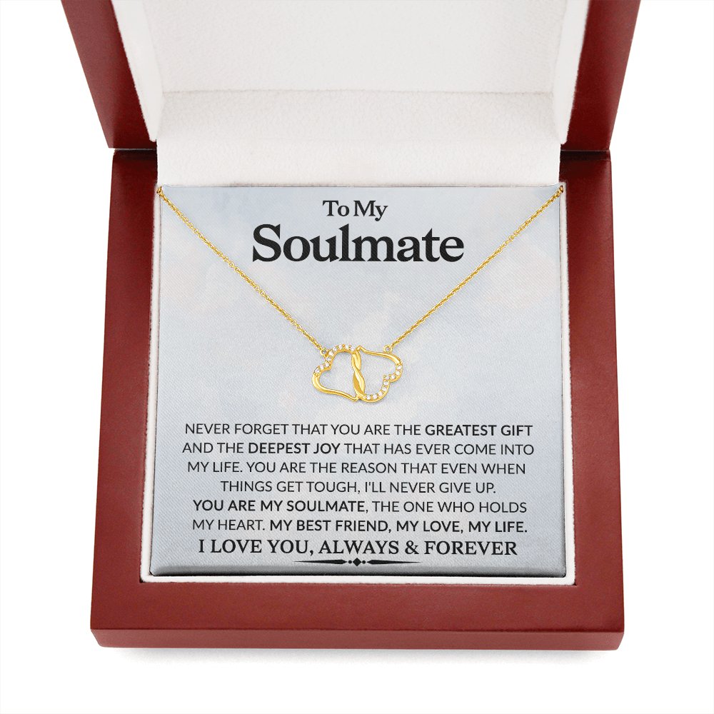 To My Soulmate - The Greatest Gift - Everlasting Love Necklace - Celeste Jewel