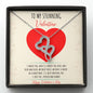 To My Stunning Valentine - I'll Keep Choosing You - Intertwined Hearts Necklace - Celeste Jewel