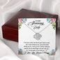 To My Stunning Wife - Eternally In Love - Love Knot Necklace - Celeste Jewel