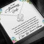 To My Stunning Wife - Eternally In Love - Love Knot Necklace - Celeste Jewel