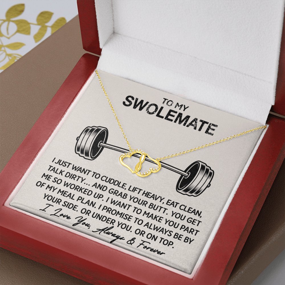 To My Swolemate - My Meal Plan - Everlasting Love Necklace - Celeste Jewel