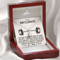 To My Swolemate - My Meal Plan - Sparkling Radiance Necklace - Celeste Jewel