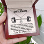 To My Swolemate - My Meal Plan - Sparkling Radiance Necklace - Celeste Jewel