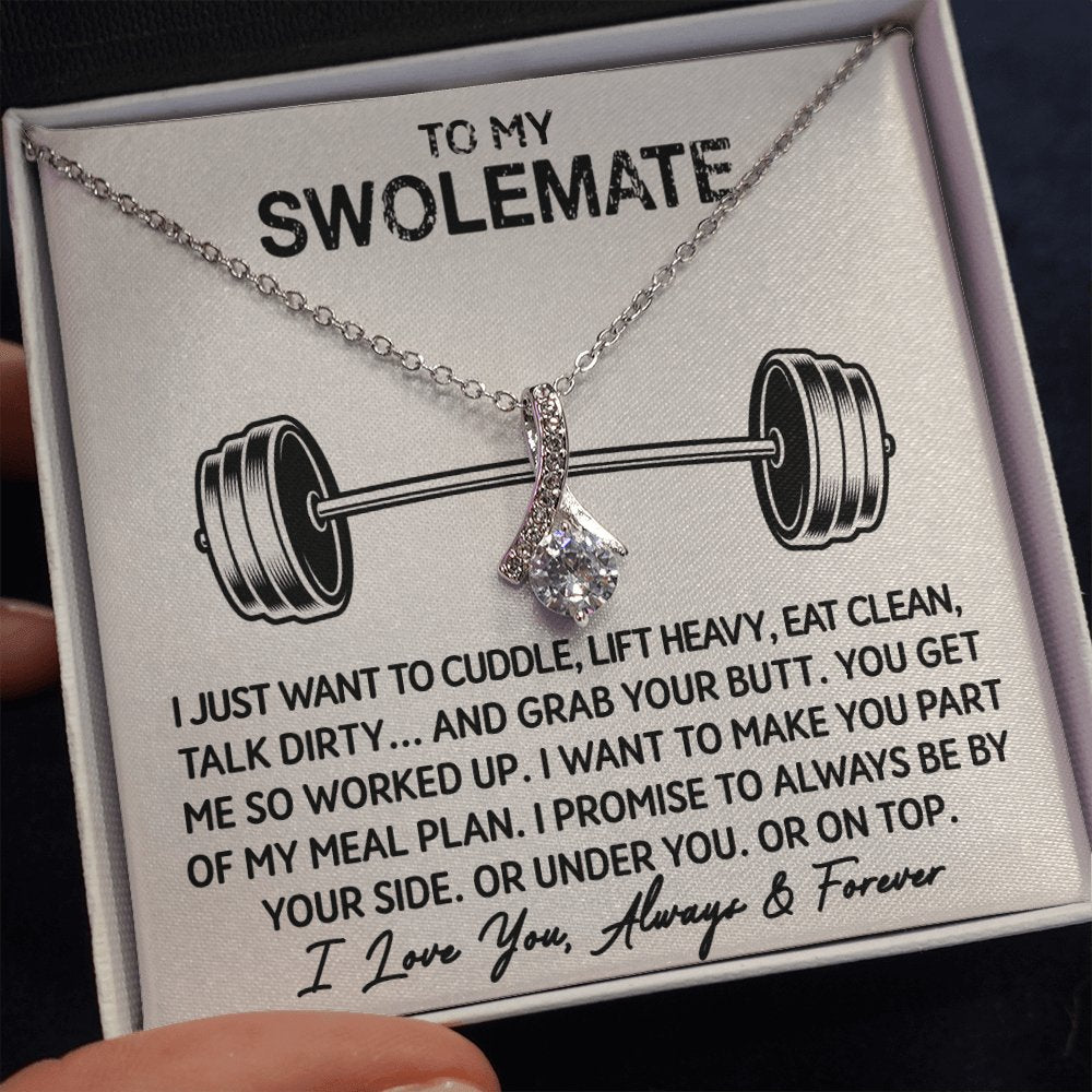 To My Swolemate - My Meal Plan - Sparkling Radiance Necklace - Celeste Jewel