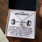 To My Swolemate - My Meal Plan - Sparkling Radiance Necklace - Celeste Jewel