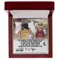 To My Travel Partner - Lost Without You - Love Knot Necklace - Celeste Jewel