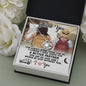 To My Travel Partner - Lost Without You - Love Knot Necklace - Celeste Jewel