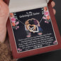 To My Unbiological Sister - Become Sisters - Interlocking Hearts Necklace - Celeste Jewel