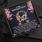 To My Unbiological Sister - Become Sisters - Interlocking Hearts Necklace - Celeste Jewel