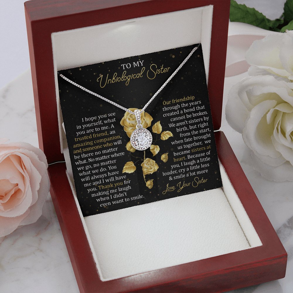 To My Unbiological Sister - Our Friendship - Eternal Hope Necklace - Celeste Jewel