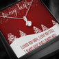 To My Wife - Always Have Always Will - Sparkling Radiance Necklace - Celeste Jewel