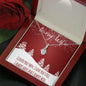 To My Wife - Always Have Always Will - Sparkling Radiance Necklace - Celeste Jewel