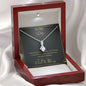 To My Wife - Forever & Always - Sparkling Radiance Necklace - Celeste Jewel