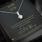 To My Wife - Forever & Always - Sparkling Radiance Necklace - Celeste Jewel