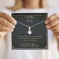 To My Wife - Forever & Always - Sparkling Radiance Necklace - Celeste Jewel