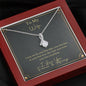 To My Wife - Forever & Always - Sparkling Radiance Necklace - Celeste Jewel