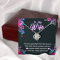To My Wife - Gift From The Heavens - Love Knot Necklace - Celeste Jewel