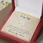 To My Wife - Happy And Complete - Everlasting Love Necklace - Celeste Jewel