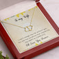 To My Wife - Happy And Complete - Everlasting Love Necklace - Celeste Jewel