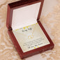 To My Wife - Happy And Complete - Everlasting Love Necklace - Celeste Jewel