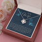 To My Wife - I Love The Way - Love Knot Necklace - Celeste Jewel