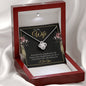 To My Wife - Live To Be 100 Years Old - Love Knot Necklace - Celeste Jewel