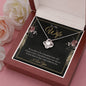 To My Wife - Live To Be 100 Years Old - Love Knot Necklace - Celeste Jewel