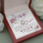 To My Wife - Sharing Your Life With Me - Love Knot Necklace - Celeste Jewel