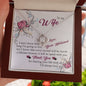To My Wife - Sharing Your Life With Me - Love Knot Necklace - Celeste Jewel